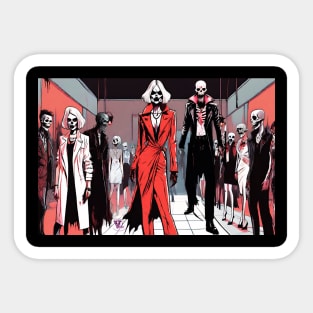 Horror Fashion Show Sticker